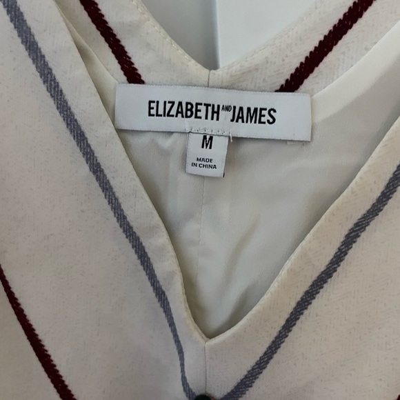 Elizabeth And James Peplum Crop Top - Picture 2 of 2